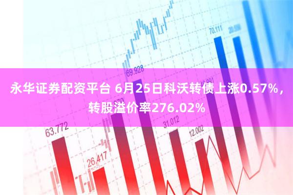 永华证券配资平台 6月25日科沃转债上涨0.57%，转股溢价率276.02%